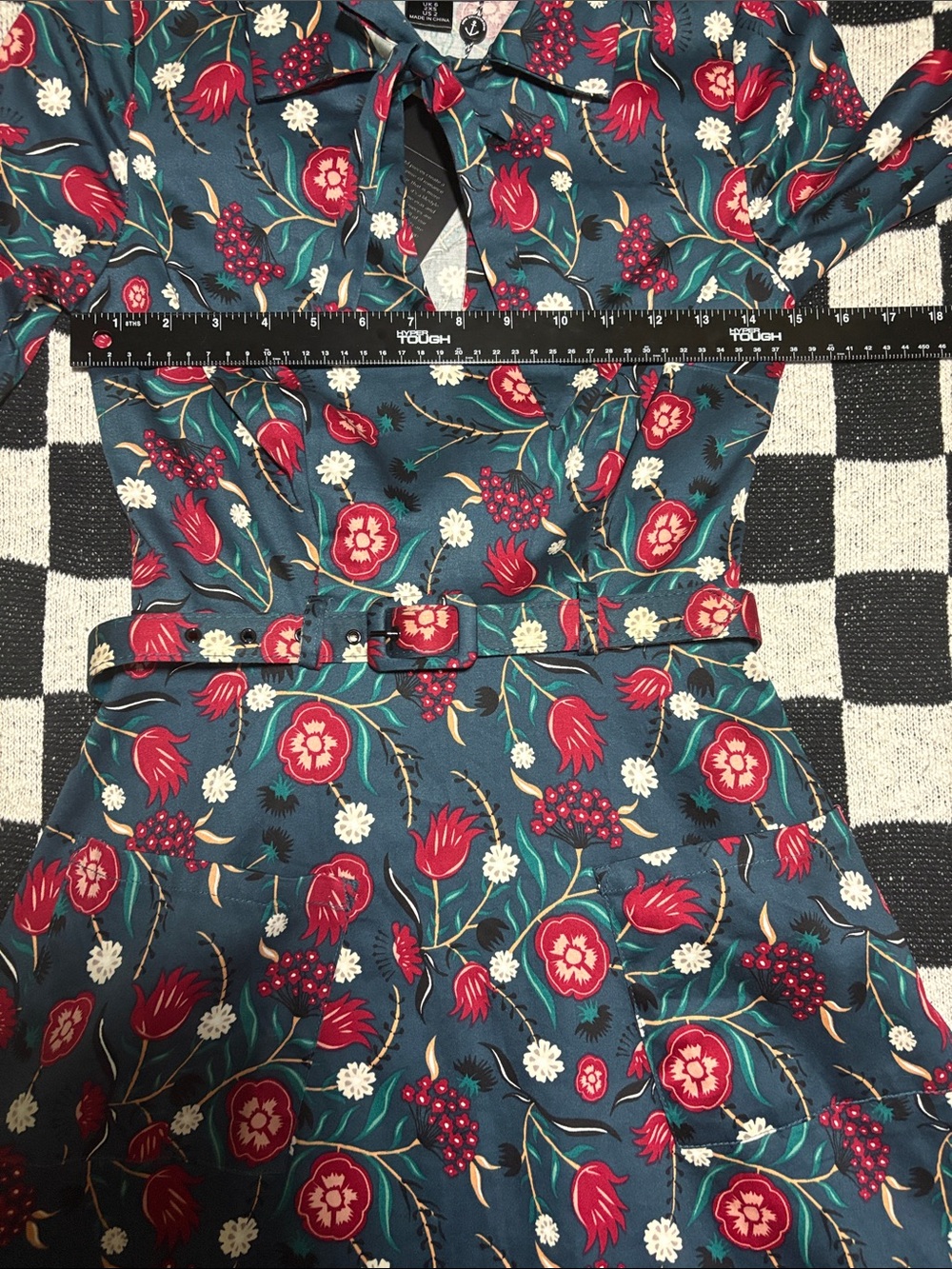 NWT ModCloth x Collectif Darcey Poppy Floral Swing Dress - Picture 10 of 12